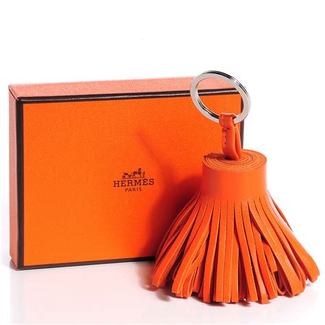 hermes carmen tassel|authentic hermes keychains.